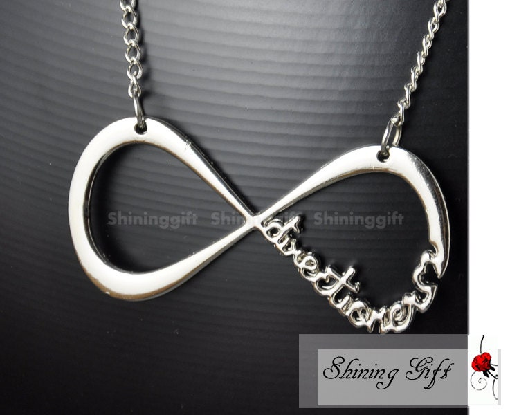 One Direction Necklace Directioner Infinity Necklace, INFINITY FOREVER DIRECTIONER