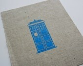 Madman in a Blue Box Screen Printed Panel