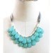 Blue Necklace Turquoise Necklace Summer Necklace Spring Necklace Bridesmaids Necklace Beach Wedding Necklace