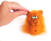 Needle Felted Toy- Red Fox. Orange. Gift under 50. Mother's Day