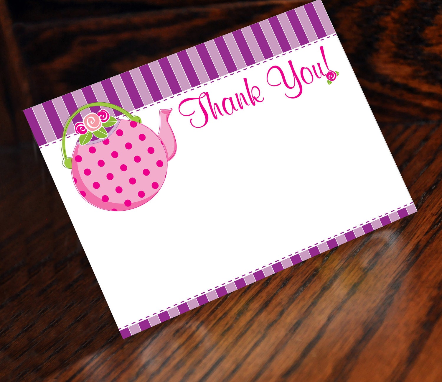 Tea Party Thank You Cards Il_570xn