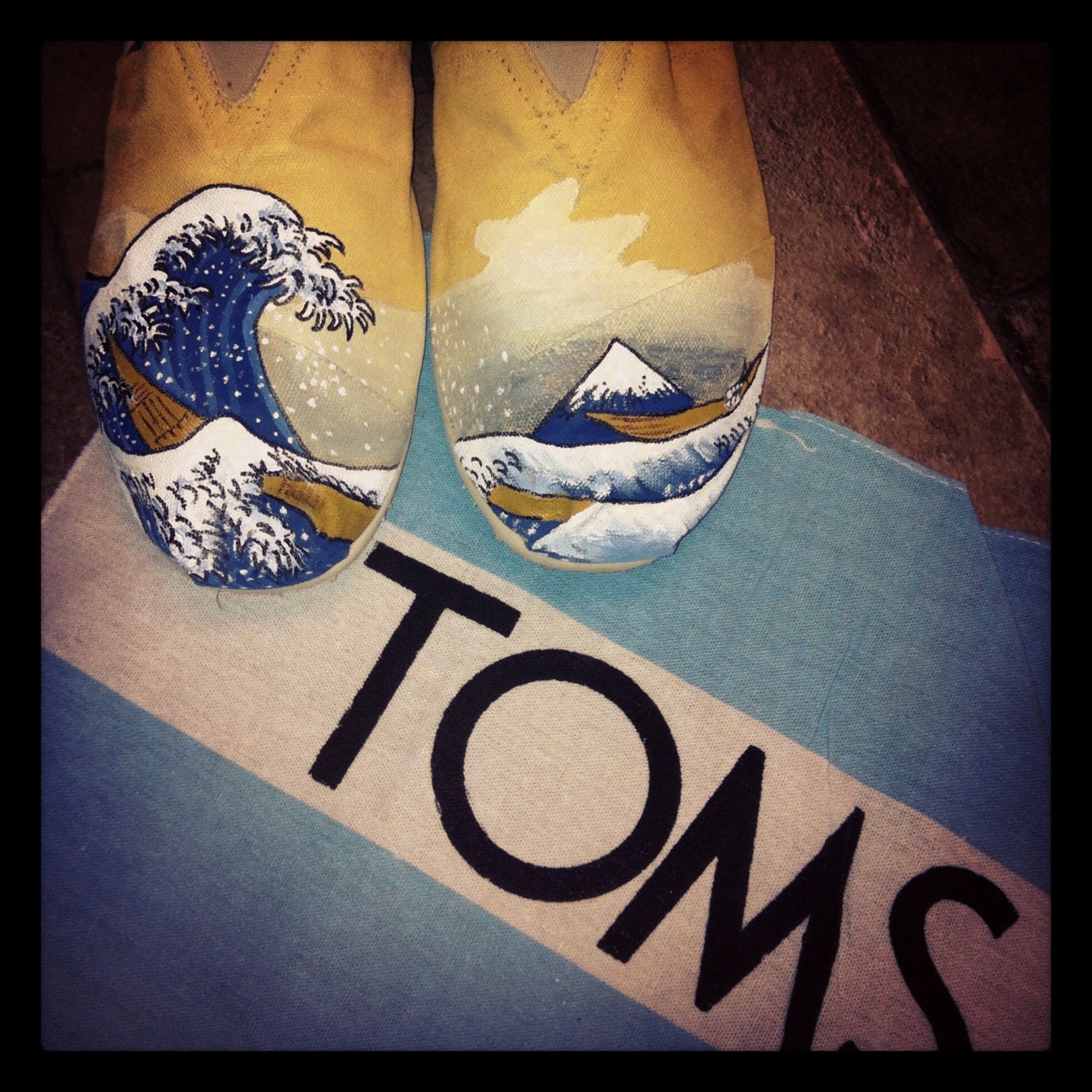 The Great Wave off Kanagawa Custom TOMS