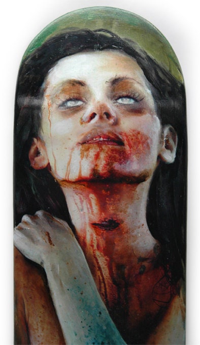 Zombie Chick 6 Skateboard Deck