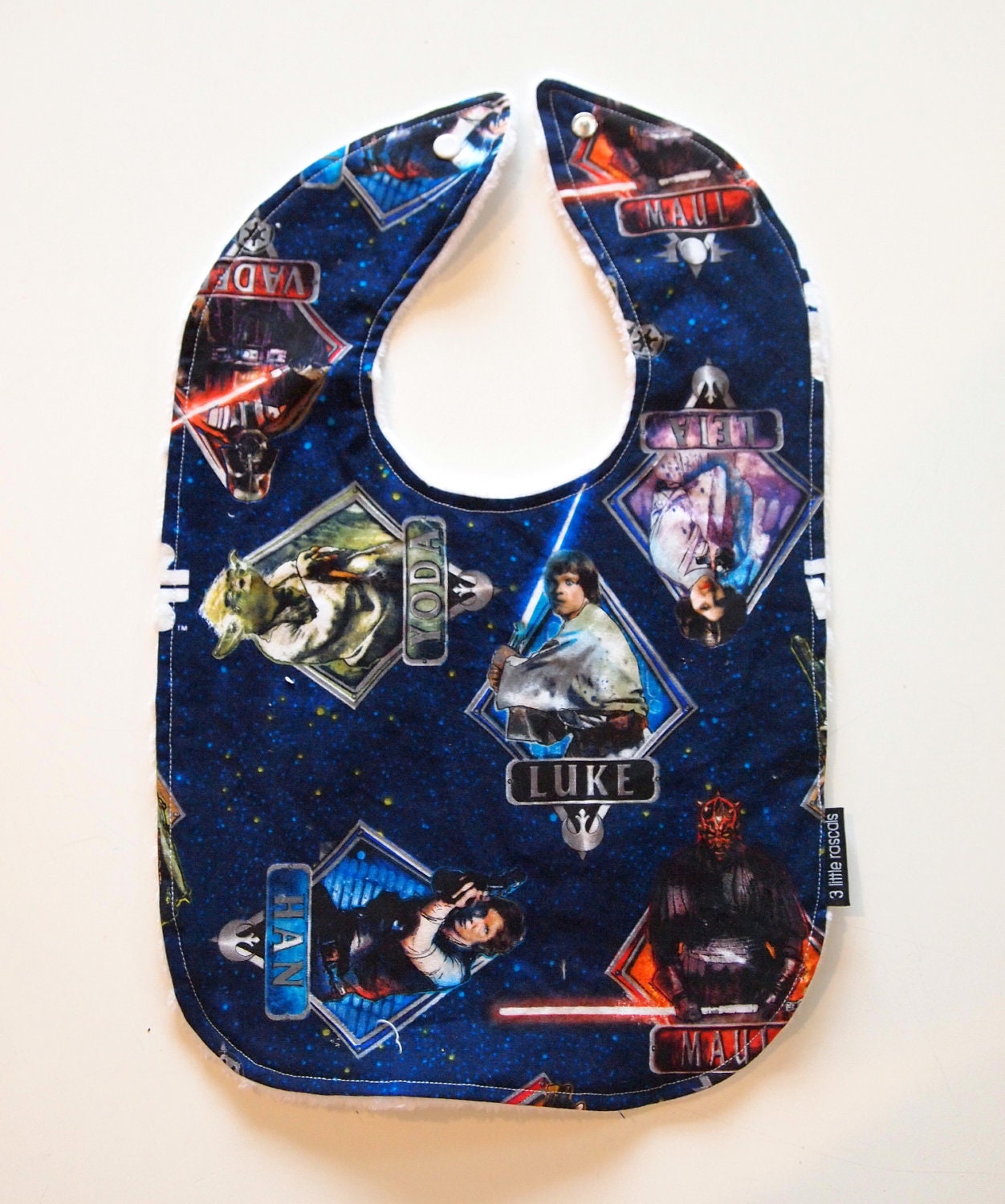 star wars Baby bib Minky cotton