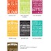 Set of Four 5x7 Kitchen Art Prints of Classic Recipes with Handlettering