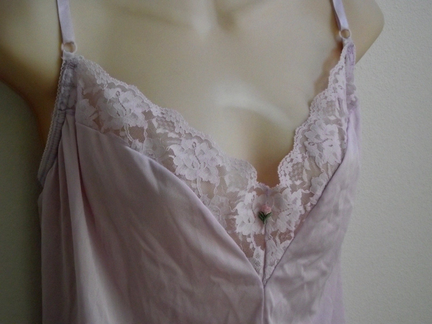 Vintage teddi camisole panties slip lavendar lingerie XXXL