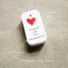 I Heart You Personalised Gift Tags - Wedding Favor Tags - Thank you tags- Hang tags - Wedding Gift Tags - Set of 40 (Item code: J213)