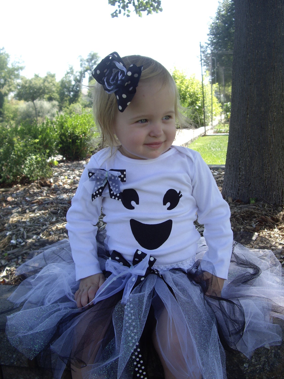 Spook-tacular Ghost Halloween Shirt fits Girls Newborn to size 5 Toddler, Simply BOO-tiful