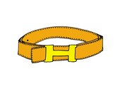 Hermes Belt- Choose Your Color- 8x10 Illustration Print