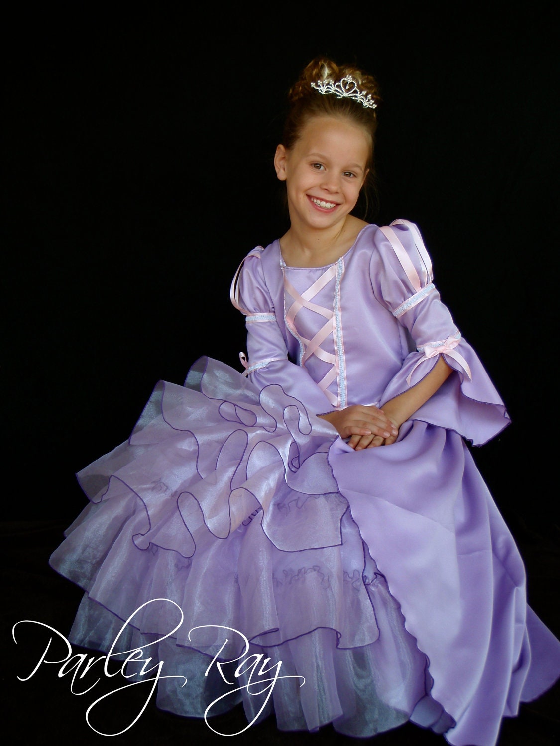 Parley Ray Disney Princess Rapunzel Tangled Dress Pageant, Disneyland, Wedding Christmas Dress