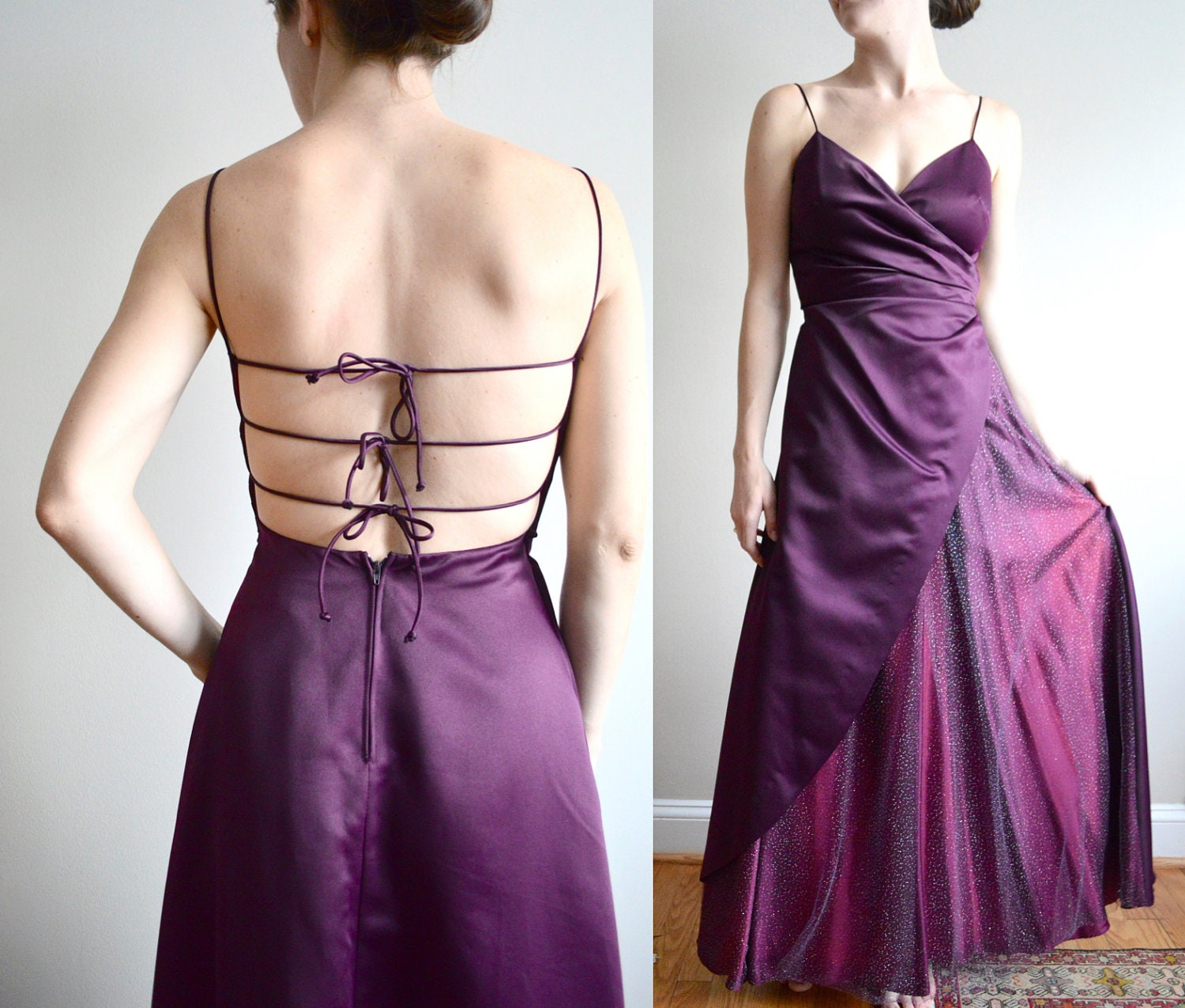 Burgundy Corset Dress
