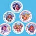 Winx Club Fairy Birthday Party Personalized Stickers Set of 20 Great for goodie favor treat bags invitations and thank you notes