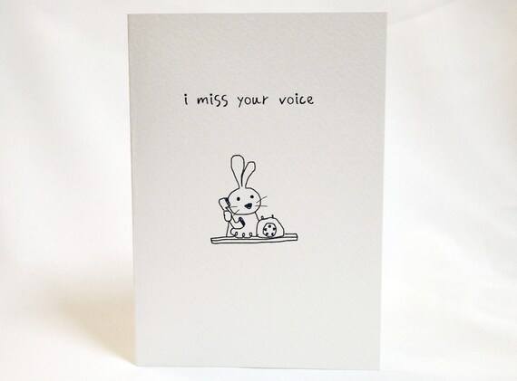 Thinking of You I Miss You Card
