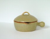 Papa Bear's Stoneware Porridge Bowl with Lid and Pouring Spout