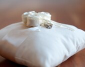 The Classic Cotton: ring pillow, wedding ring pillow.