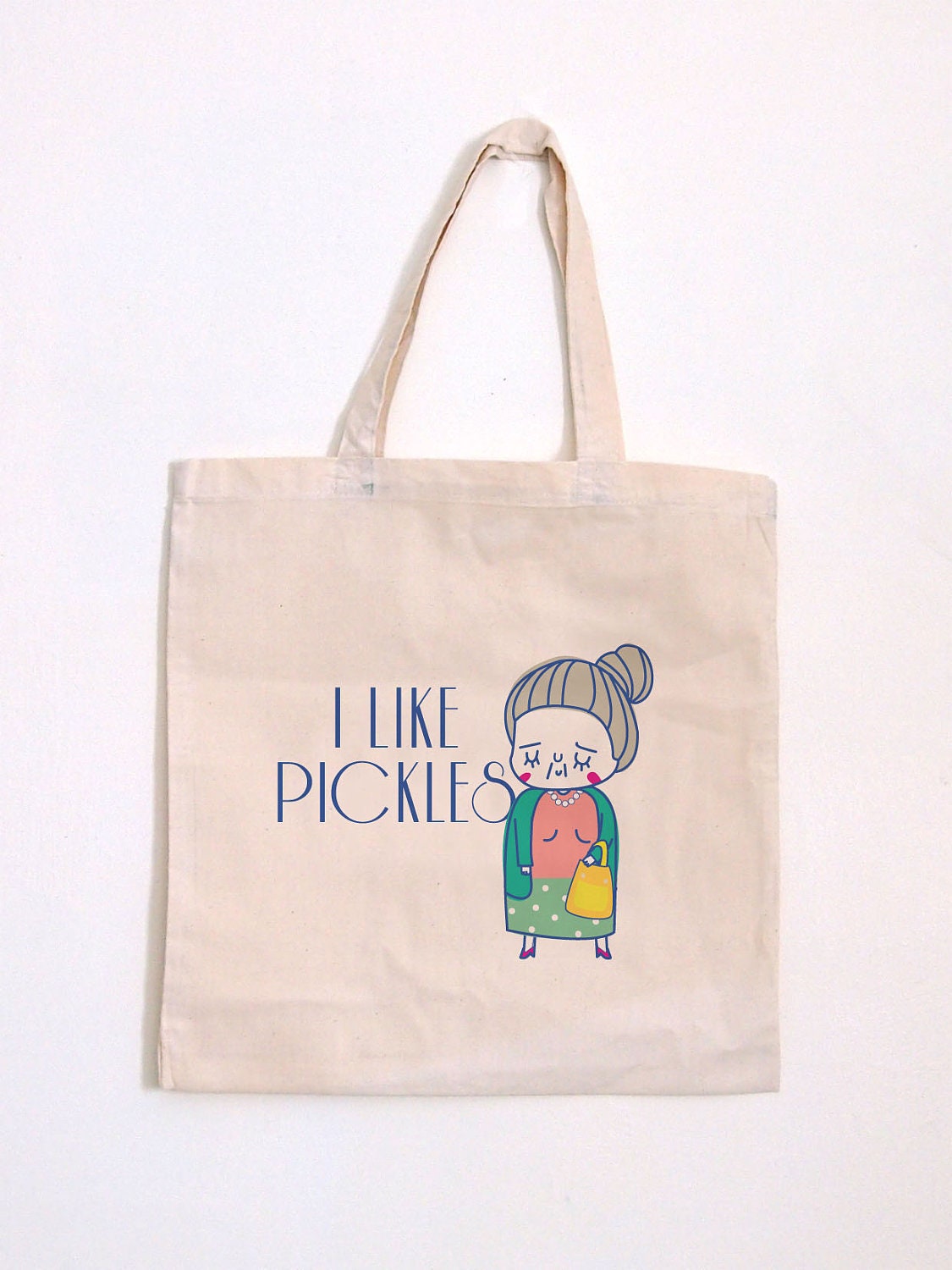 I like Pickles Tote Bag  //SALE//