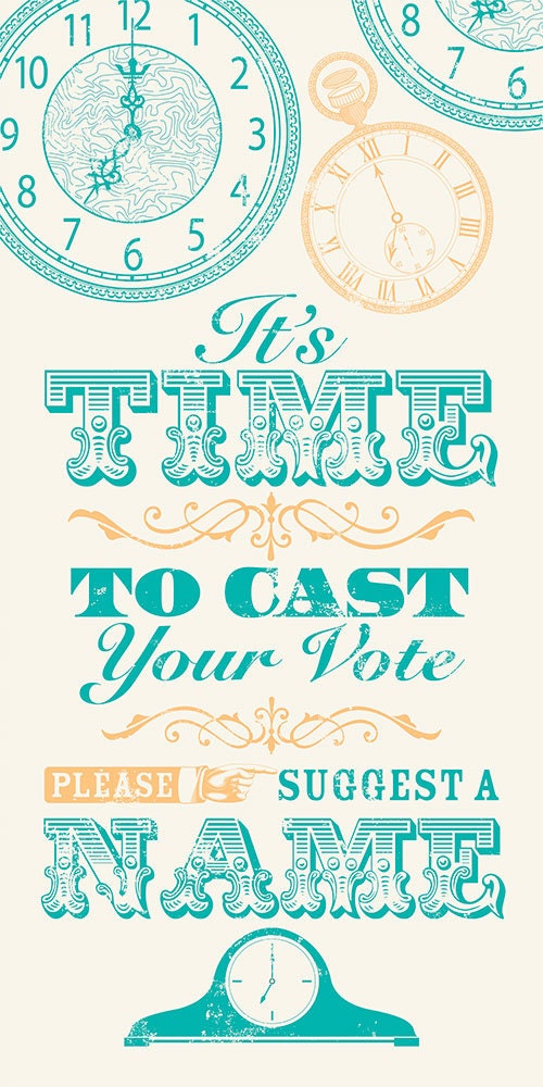 Poster PDF. It's Time Collection.