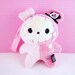 Sentimental Circus Shappo Ringmaster Pink Rabbit San-x Plush UFO Catcher Kawaii Keychain charm