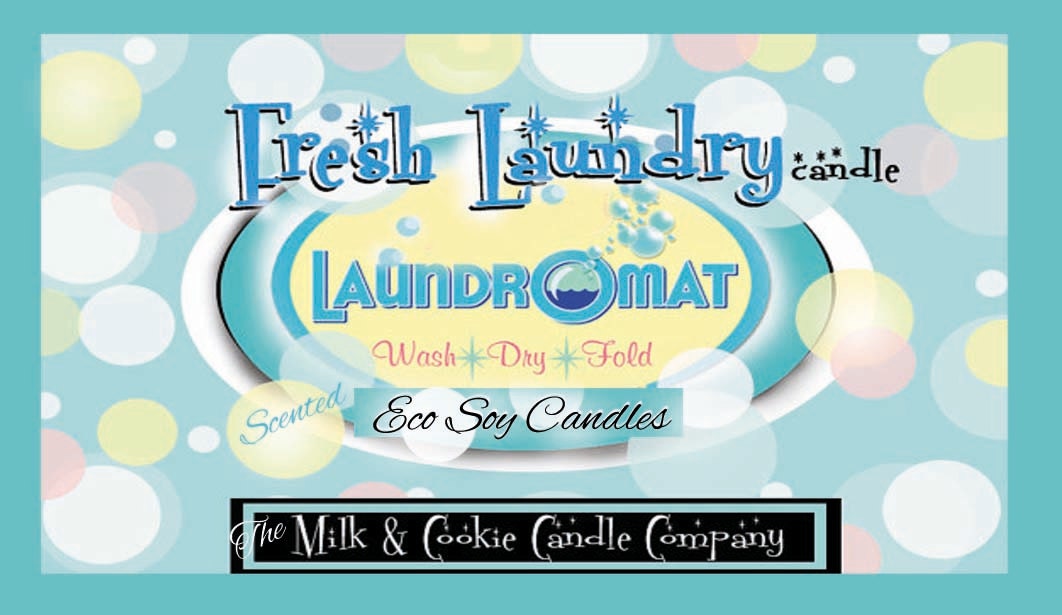 Fresh Laundry Scented Eco-Soy 6 oz Candle tin
