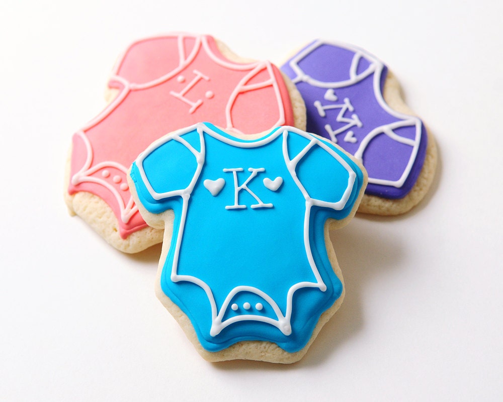 Baby Onesie Sugar Cookies