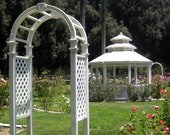 Gazebo and Arch, Riverside, California Photography Print By Klaire Warren 8X10 Matted 11X14 Inspirational Artwork for the Home