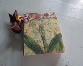 Writer's Wooden Mini Notebook Journal