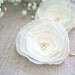 Wedding Hair Accessories Ivory Hair Flowers (2 pcs) Bridal Hair Pins Pearls Bridesmaids Wedding Hair Flowers