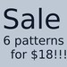 Crochet hat PATTERNs offer, choice any 6 patterns for only 18 dollars, crochet hat patterns, animal hat patterns, booties, slippers
