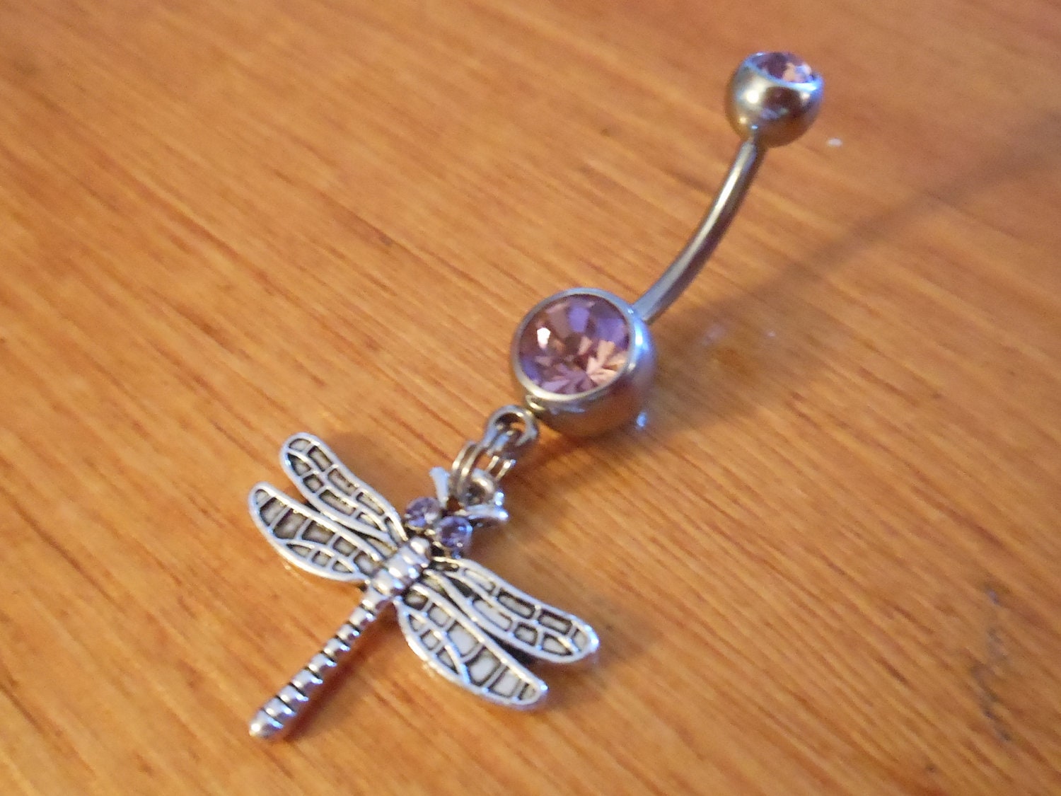 Belly Button Ring - Dragonfly belly Button Ring