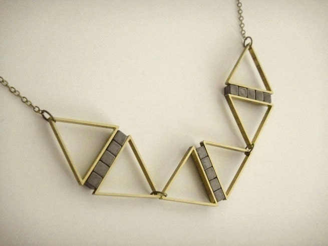 Ariadna - Luxe Art Deco Necklace - 1920s Style - Unique Bold