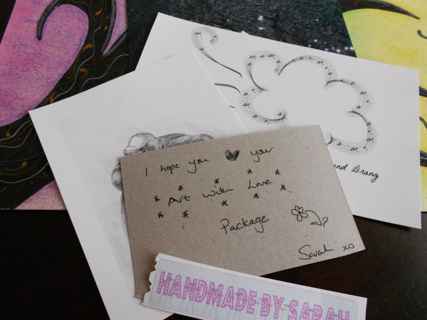Art With Love - A 6 Month Package. A monthly parcel of art made with love and sent directly to your door.