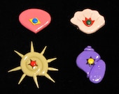 Pokemon Orange League Badges Set