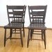 Antique Handmade Rustic Wooden Chairs, Lot of Four Chunk Wooden Chairs - 1890's, County Chic Home Decor, Chunky wooden Chair, Furniture