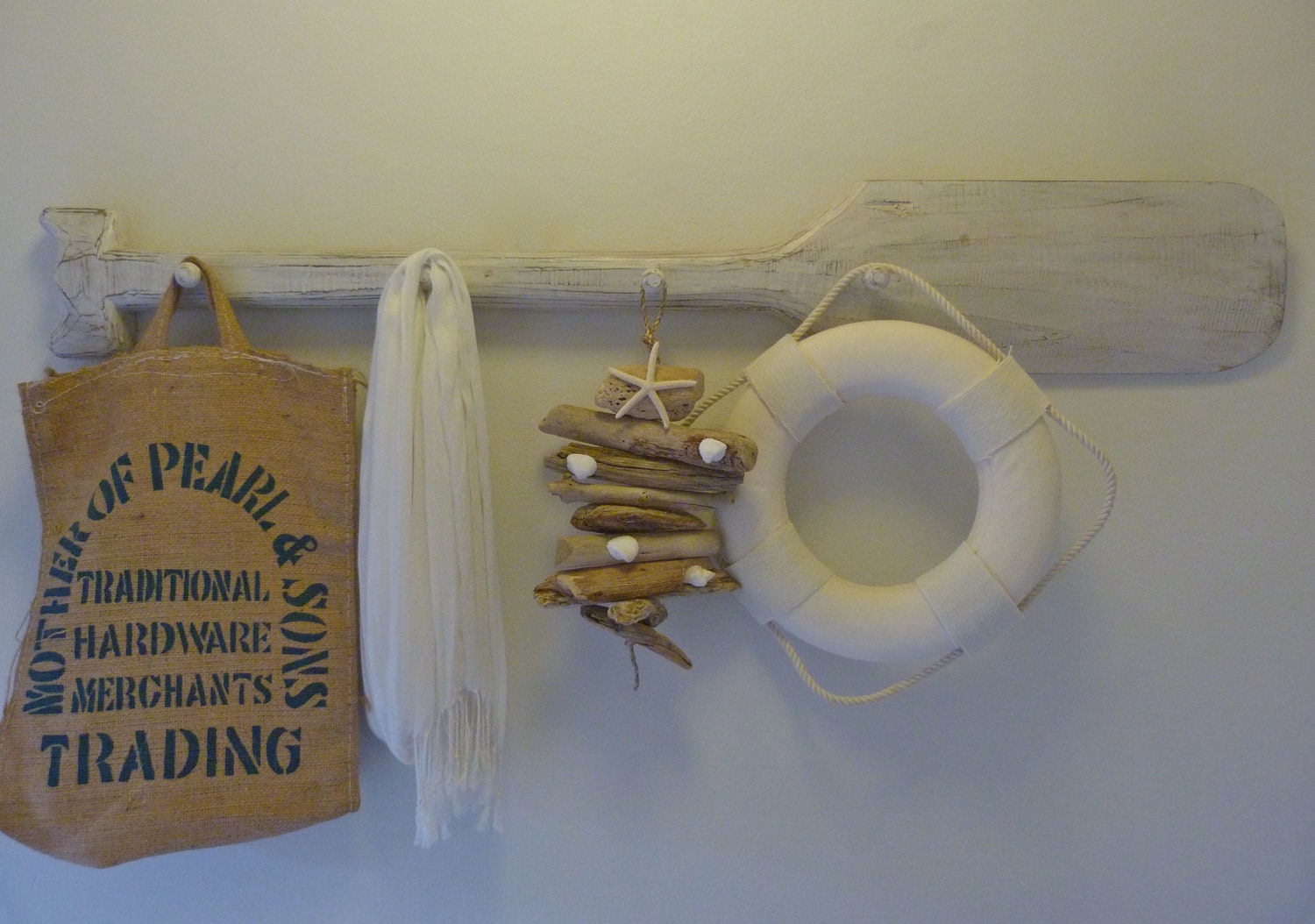 driftwood mobile - coastal decor