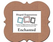 8x10 curvy picture frame - Enchanted Unfinished