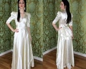 SALE / wedding dress / 30s wedding gown