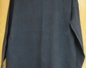 black garment dyed 'Gap'  long sleeve jersey -  size M