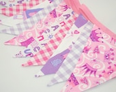 Party Bunting - FAIRYTALE PRINCESS - The perfect decoration for Princess Themed Parties - Made to Order
