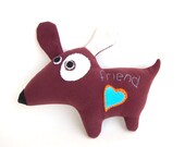 Felt toy Friend plush dog for kids stuffed animal gift for friend