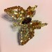 D&E Juliana 1960s Vintage Rhinestone Butterfly Brooch