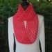 Puff Infinity Eternity Cowl Neck Warmer Circle Scarf Arbor Rose Cluster Crochet