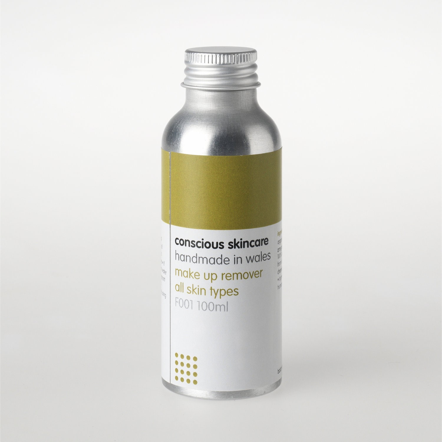 Organic Make Up Remover for All Skin Types.100% Chemical Free. Organic Skin Care. Vegan Friendly. 100ml size.