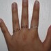 Sterling Silver OUI Ring, French Word Ring