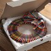 Crayon Wreath In A Pizza Box