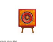 Tangerine Repurposed  Corner  Molding - AtelierDenise