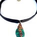 leather necklace pura esencia