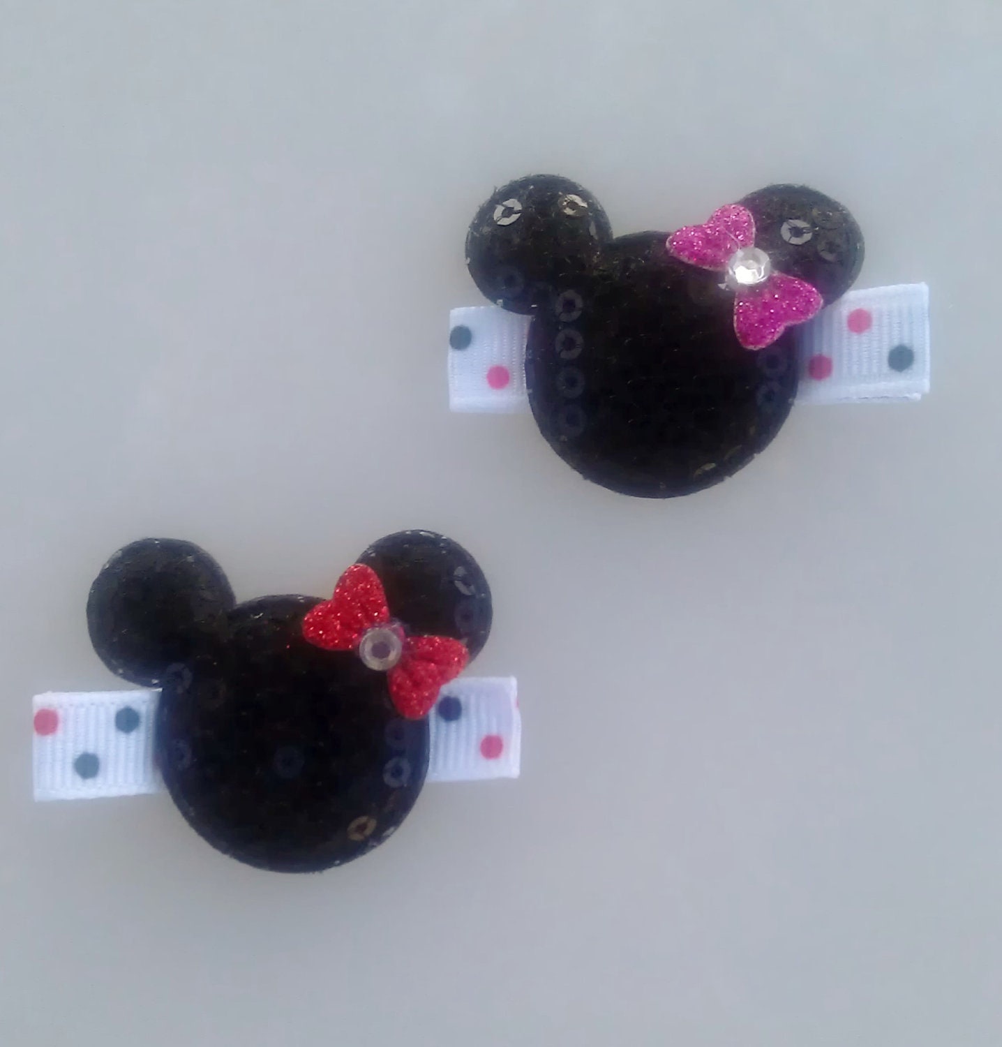 Toddler Mouse Ears Clippies