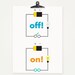 Circuit Diagram - Science Kids Nursery Art Print - Modern Nursery Decor Print