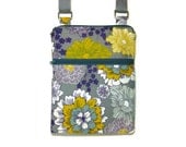 Gray purple cross body purse sling bag adjustable strap shoulder vacation travel wallet hobo hipster shopping kindle grey