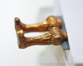 C-3PO bookmark. For fans of Star wars. Unusual art bookmark. Robot in the book. Back to school for teacher, kids, him, nerd